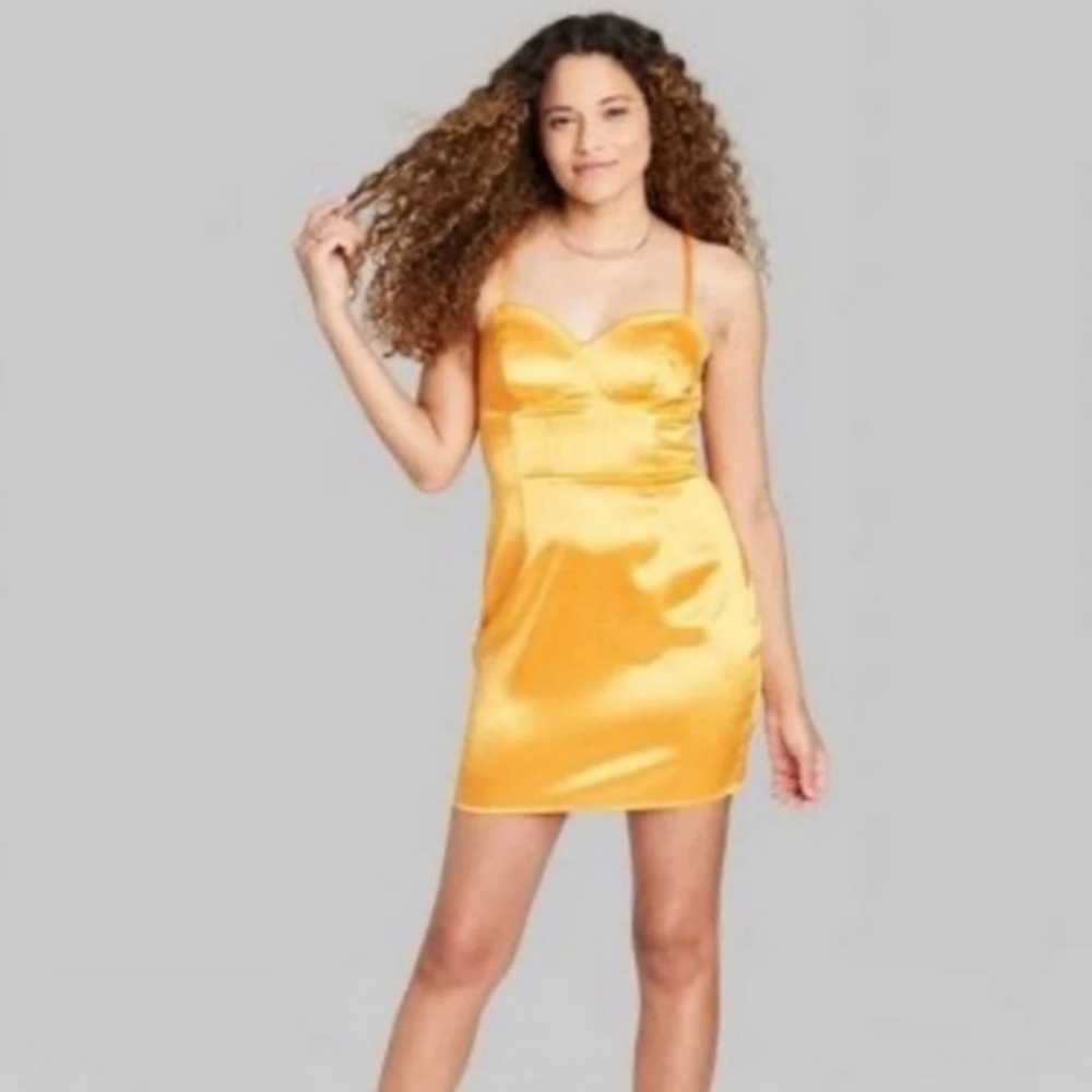 Wild Fable Orange Dress NWT
